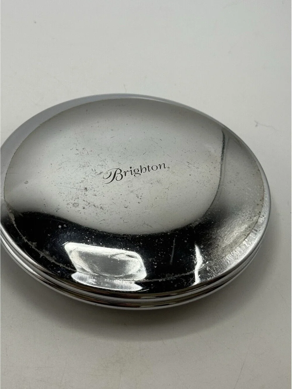 Brighton Ferrara Round Compact Mirror Dual Preowned